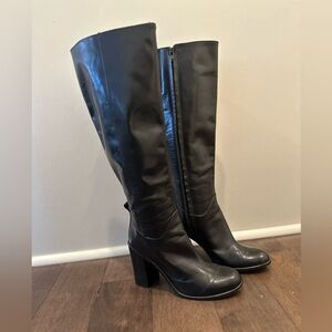 Kate Spade Black Heeled Tall Boots